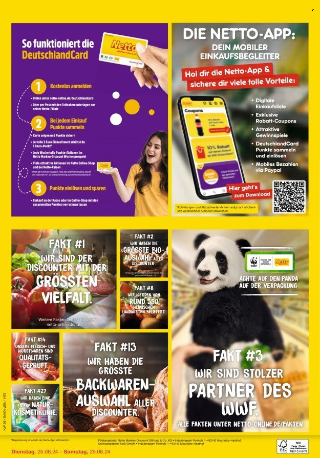 Netto Marken-Discount Prospekte  - 25.06.2024 - 29.06.2024. Seite 6
