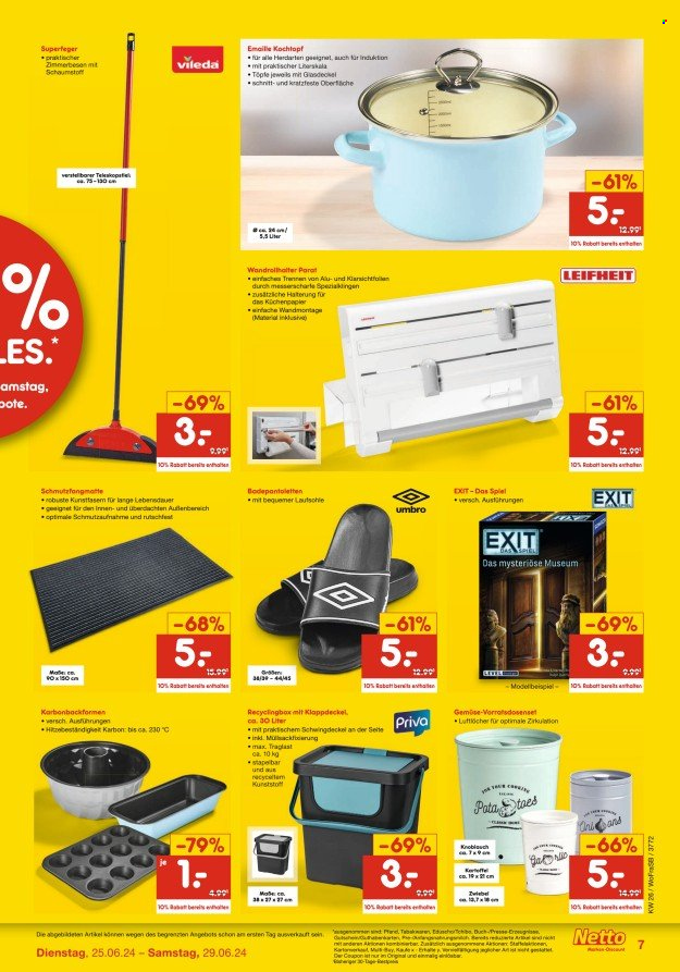 Netto Marken-Discount Prospekte  - 25.06.2024 - 29.06.2024. Seite 7