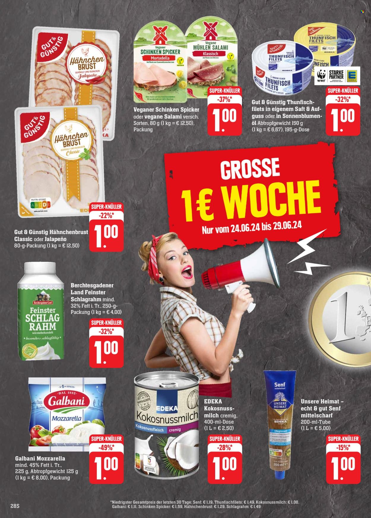 Edeka Prospekte  - 24.06.2024 - 29.06.2024. Seite 28