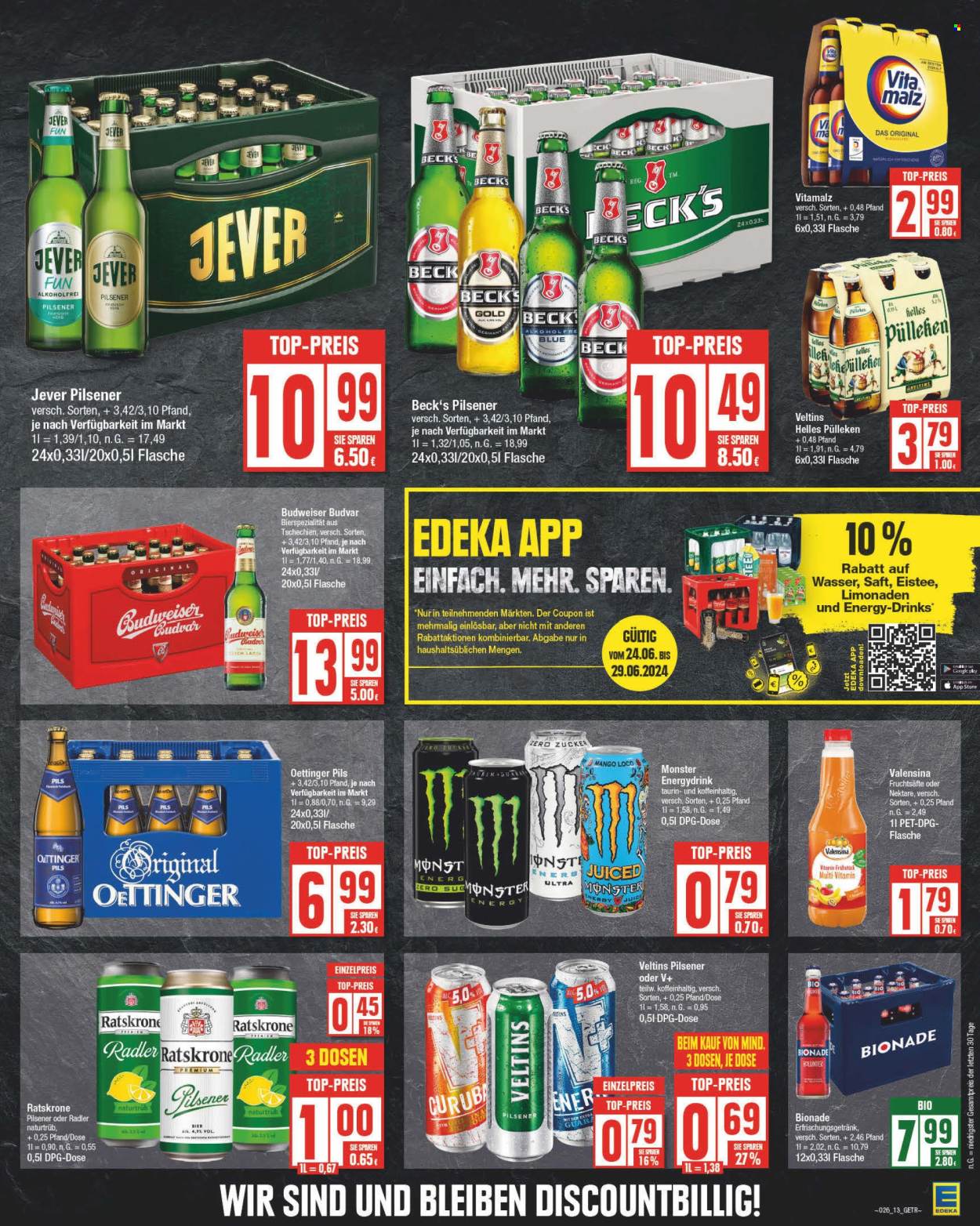 Edeka Prospekte  - 24.06.2024 - 29.06.2024. Seite 13