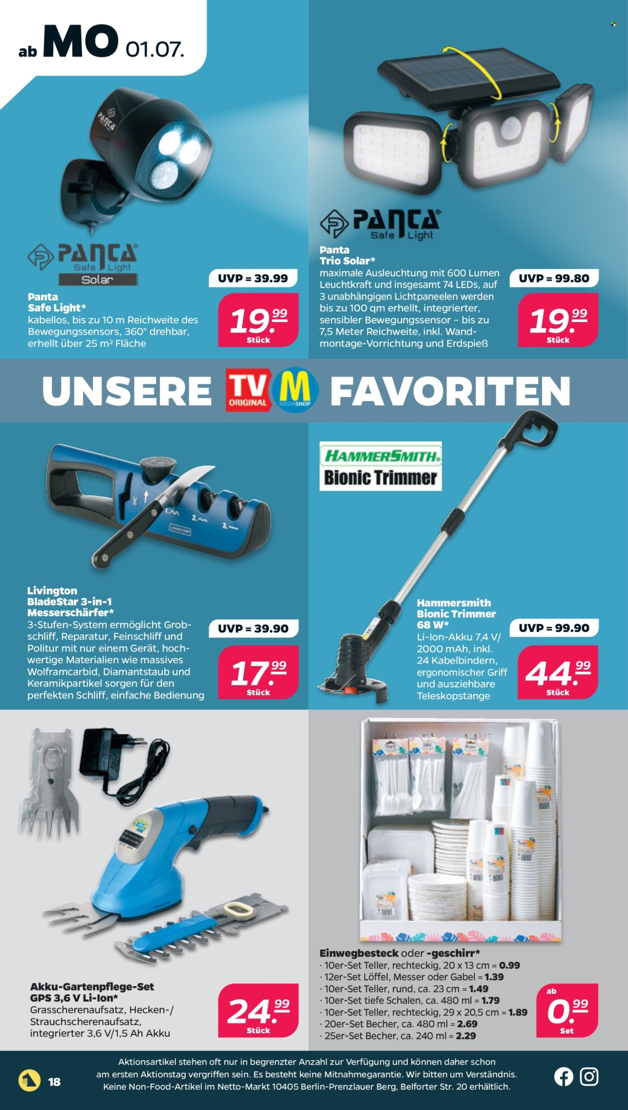 Netto Prospekte  - 1.07.2024 - 6.07.2024. Seite 18