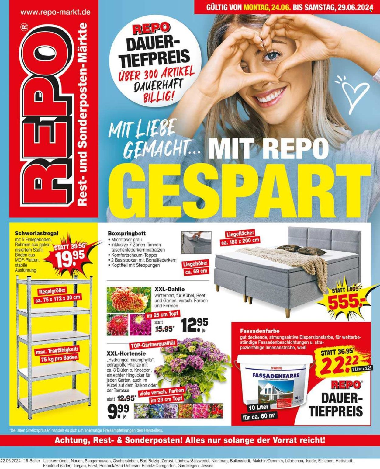 Repo Prospekte  - 24.06.2024 - 29.06.2024. Seite 1
