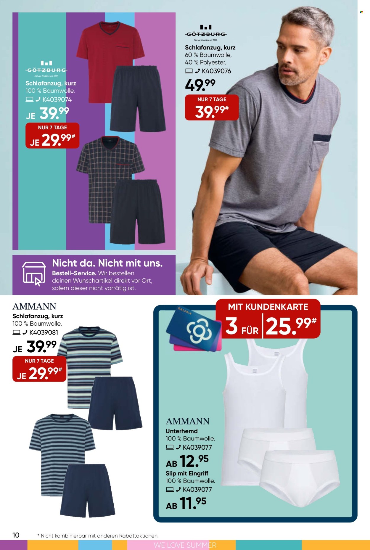 GALERIA Karstadt Kaufhof Prospekte  - 26.06.2024 - 2.07.2024. Seite 10
