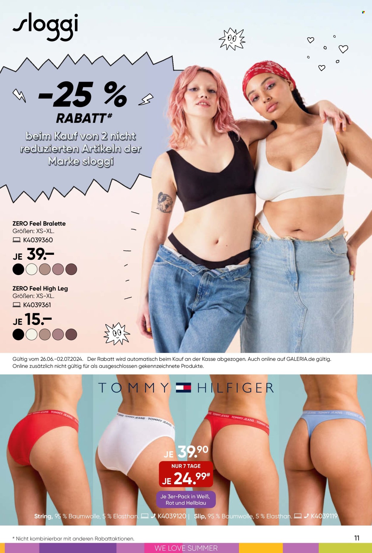 GALERIA Karstadt Kaufhof Prospekte  - 26.06.2024 - 2.07.2024. Seite 11