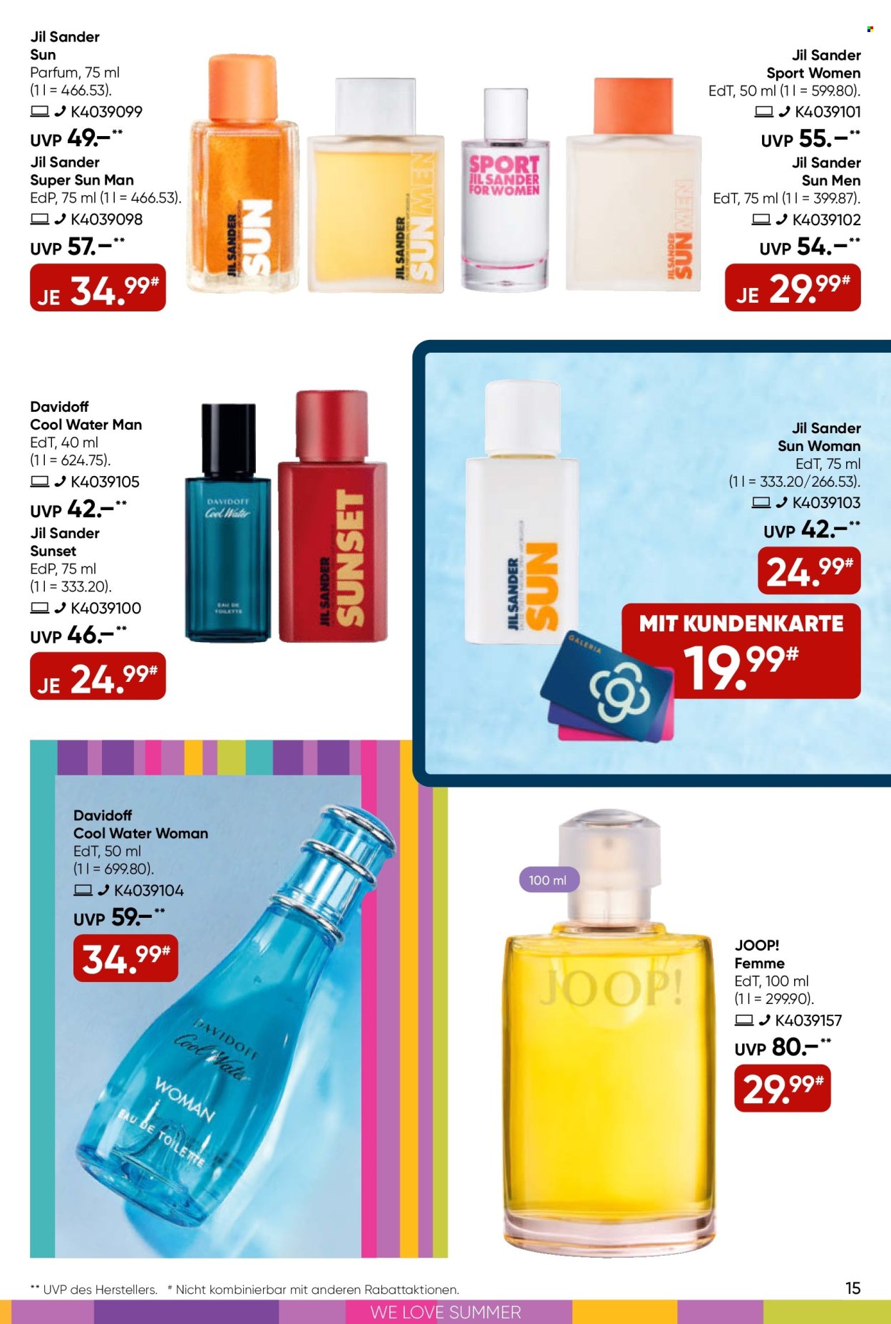 GALERIA Karstadt Kaufhof Prospekte  - 26.06.2024 - 2.07.2024. Seite 15