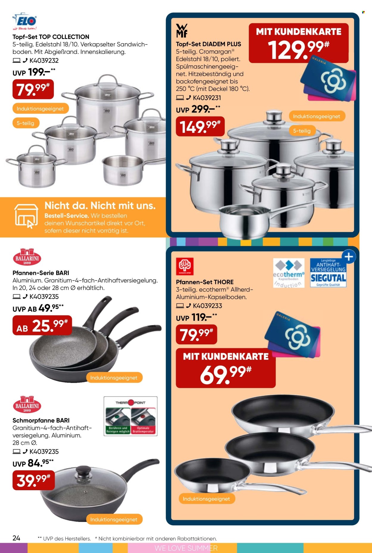 GALERIA Karstadt Kaufhof Prospekte  - 26.06.2024 - 2.07.2024. Seite 24