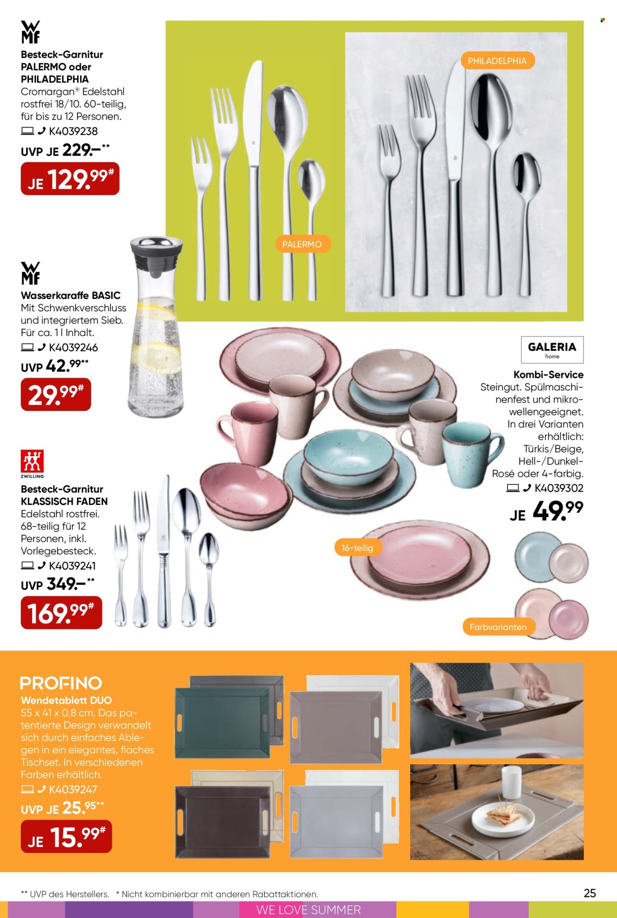 GALERIA Karstadt Kaufhof Prospekte  - 26.06.2024 - 2.07.2024. Seite 25