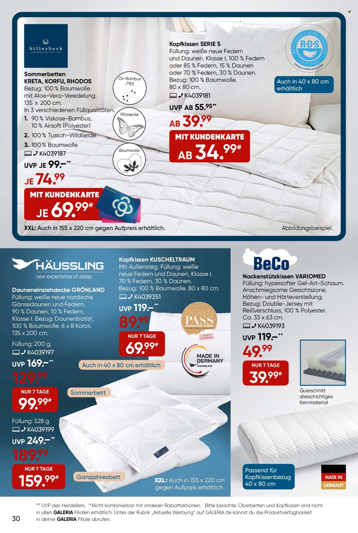 GALERIA Karstadt Kaufhof Prospekte  - 26.06.2024 - 2.07.2024. Seite 30