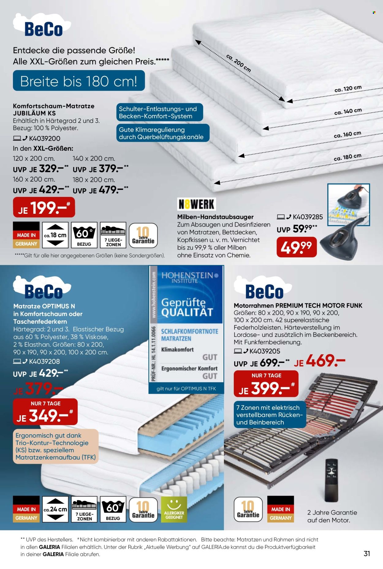 GALERIA Karstadt Kaufhof Prospekte  - 26.06.2024 - 2.07.2024. Seite 31