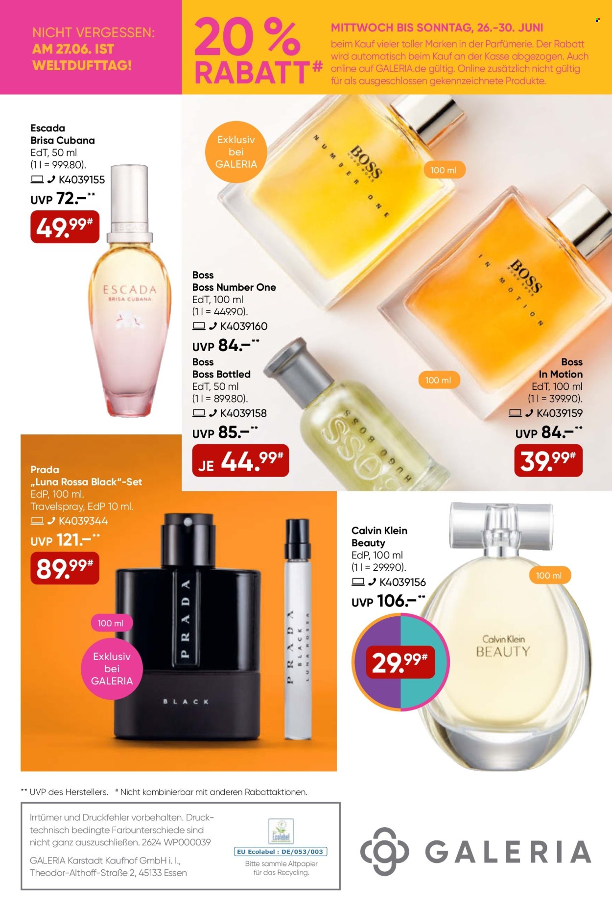 GALERIA Karstadt Kaufhof Prospekte  - 26.06.2024 - 2.07.2024. Seite 36