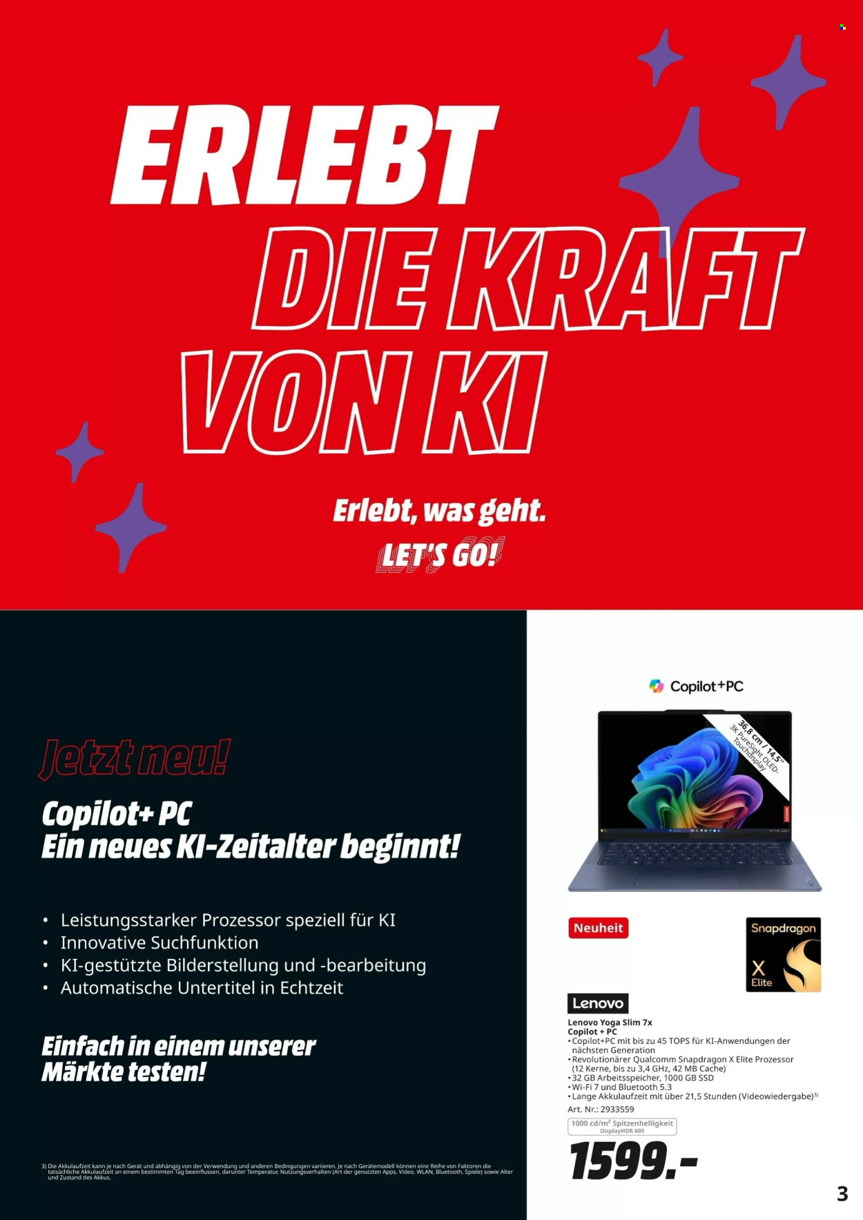 MediaMarkt Prospekte  - 24.06.2024 - 8.07.2024. Seite 3