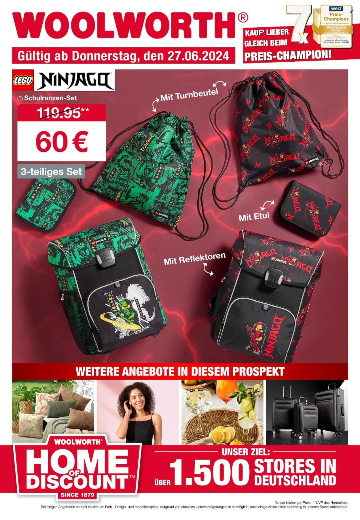 Woolworth Prospekte  - 27.06.2024 - 4.07.2024. Seite 1