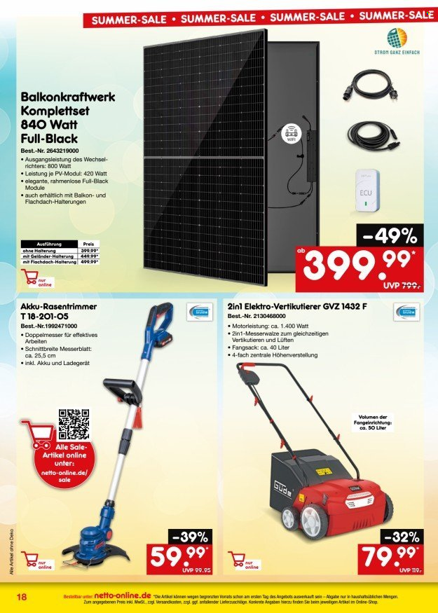 Netto Marken-Discount Prospekte  - 27.06.2024 - 31.07.2024. Seite 18
