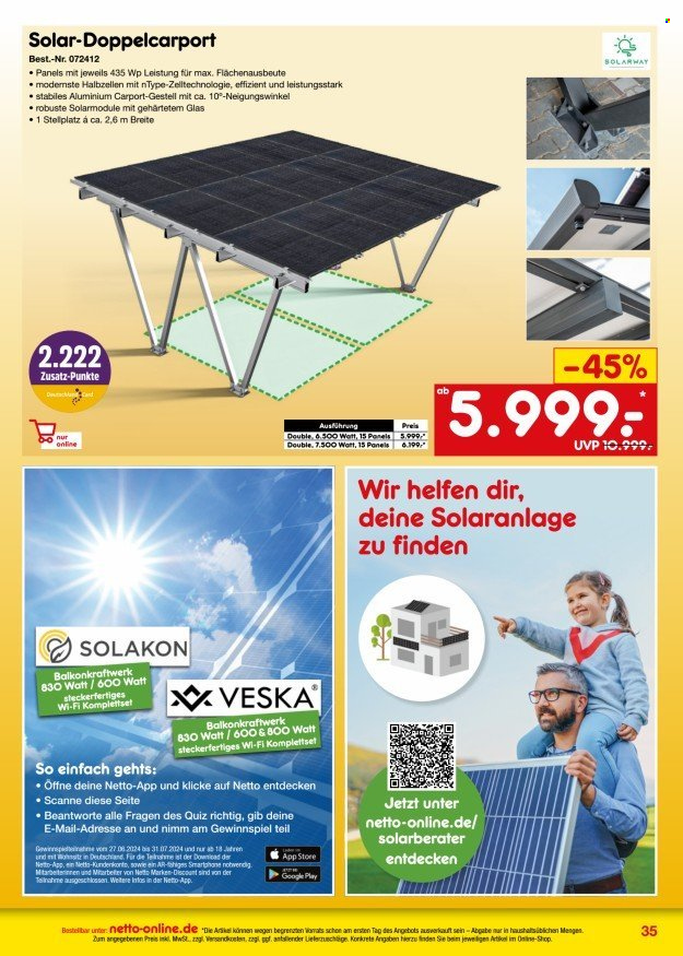Netto Marken-Discount Prospekte  - 27.06.2024 - 31.07.2024. Seite 35