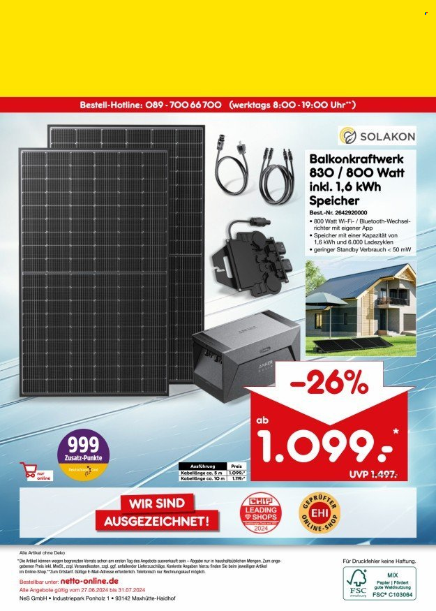 Netto Marken-Discount Prospekte  - 27.06.2024 - 31.07.2024. Seite 36