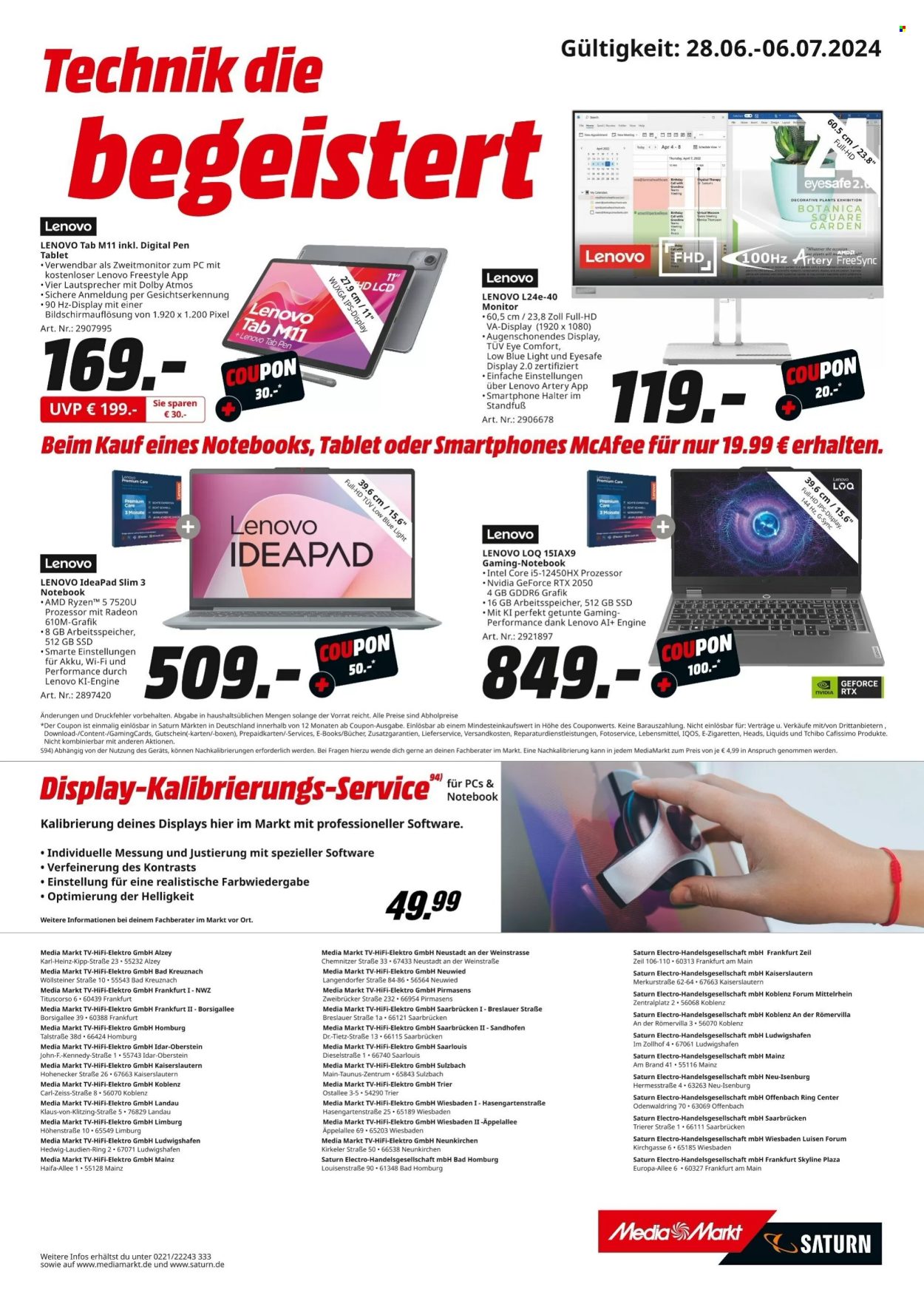 MediaMarkt Prospekte  - 28.06.2024 - 6.07.2024. Seite 1