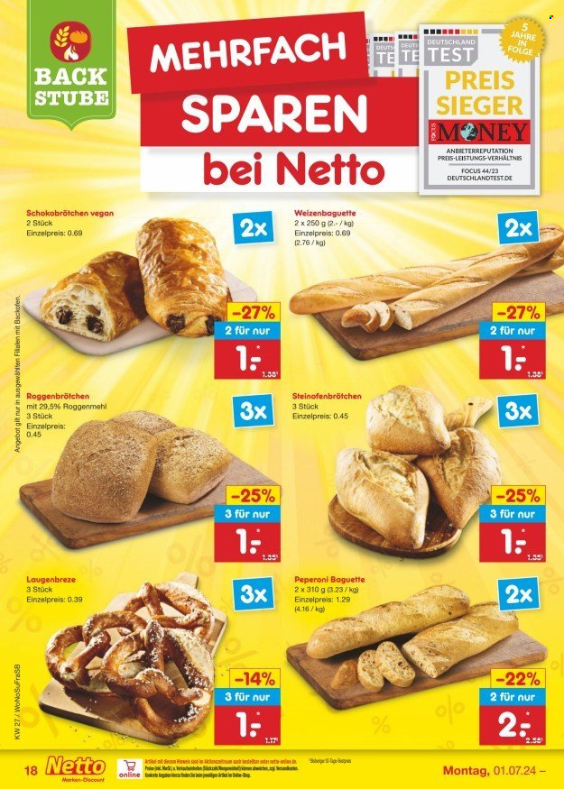 Netto Marken-Discount Prospekte  - 1.07.2024 - 6.07.2024. Seite 22