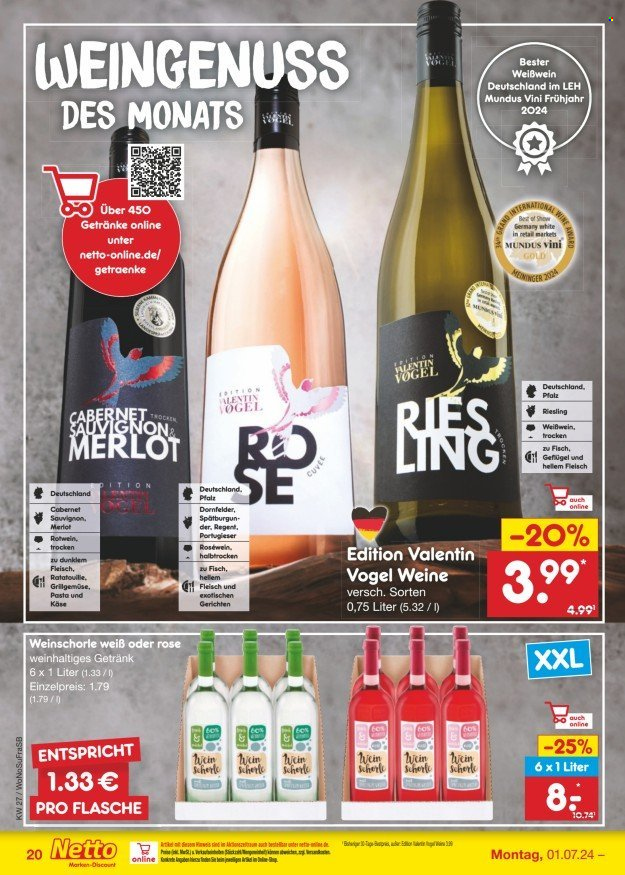 Netto Marken-Discount Prospekte  - 1.07.2024 - 6.07.2024. Seite 24