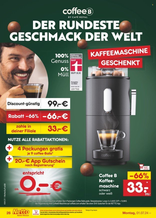 Netto Marken-Discount Prospekte  - 1.07.2024 - 6.07.2024. Seite 32