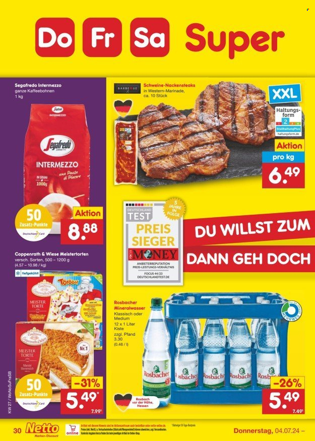 Netto Marken-Discount Prospekte  - 1.07.2024 - 6.07.2024. Seite 36