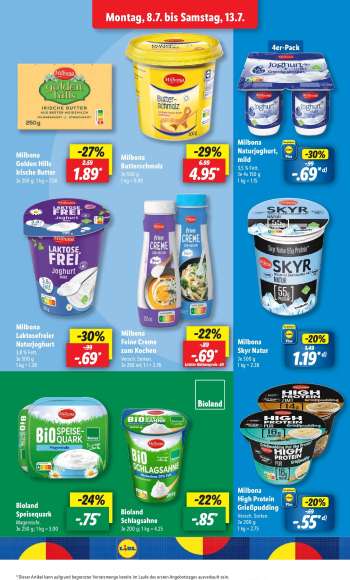 thumbnail - Milbona High Protein Grießpudding