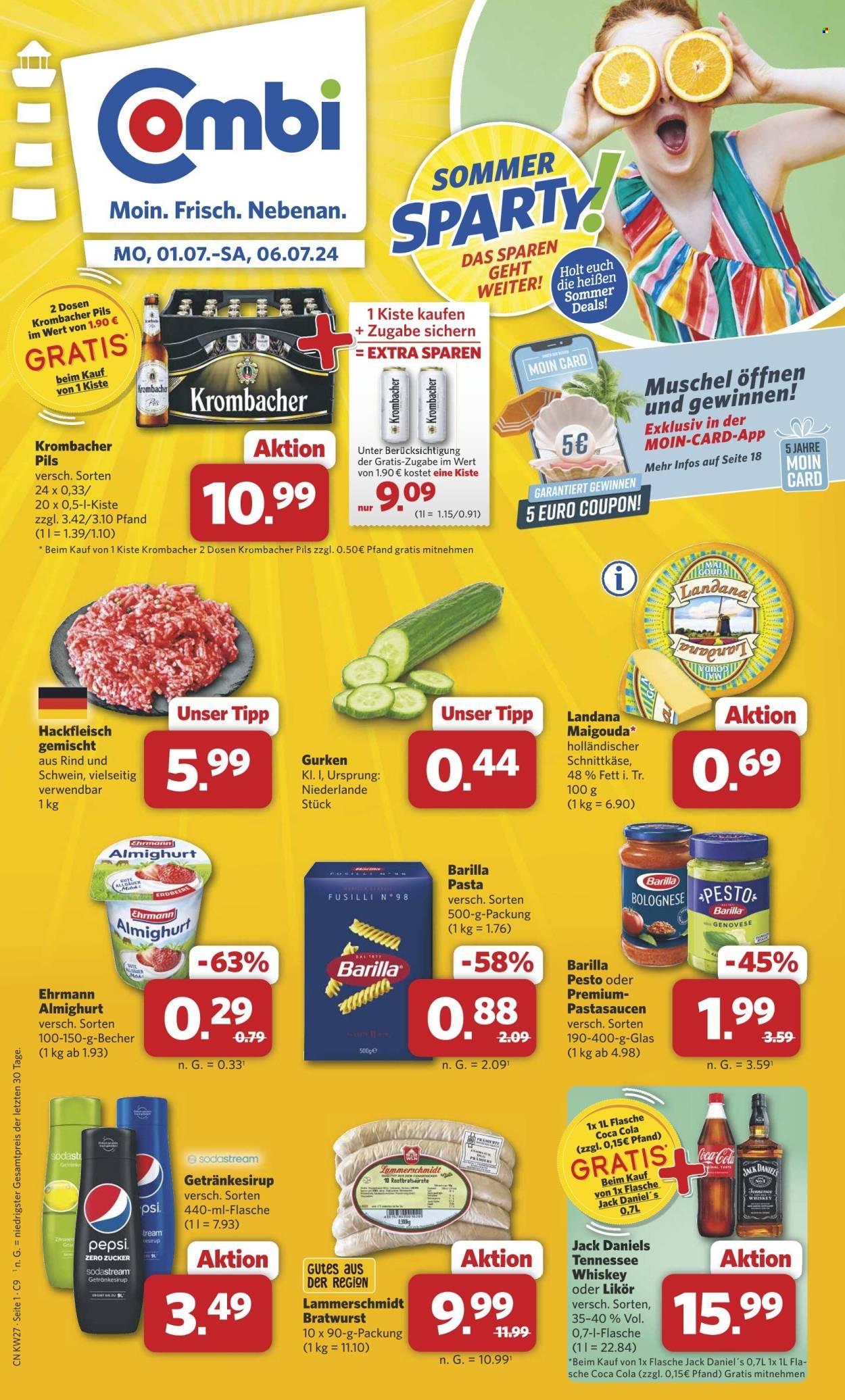 Combi Prospekte  - 1.07.2024 - 6.07.2024. Seite 1