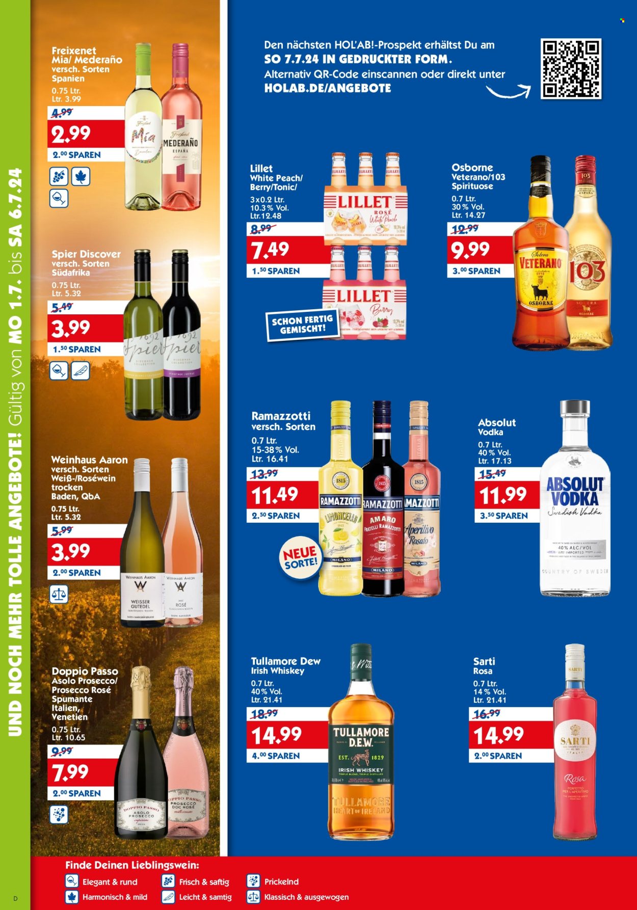 Hol'ab! Getränkemarkt Prospekte  - 1.07.2024 - 6.07.2024. Seite 4