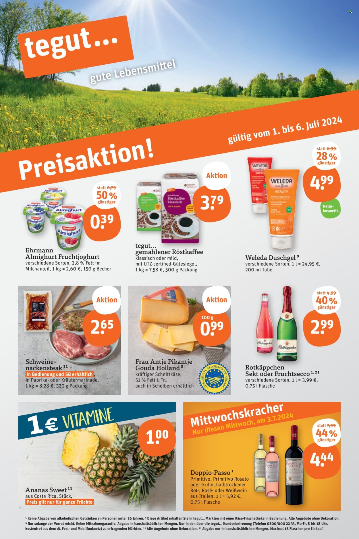 tegut... Prospekte  - 1.07.2024 - 6.07.2024. Seite 3