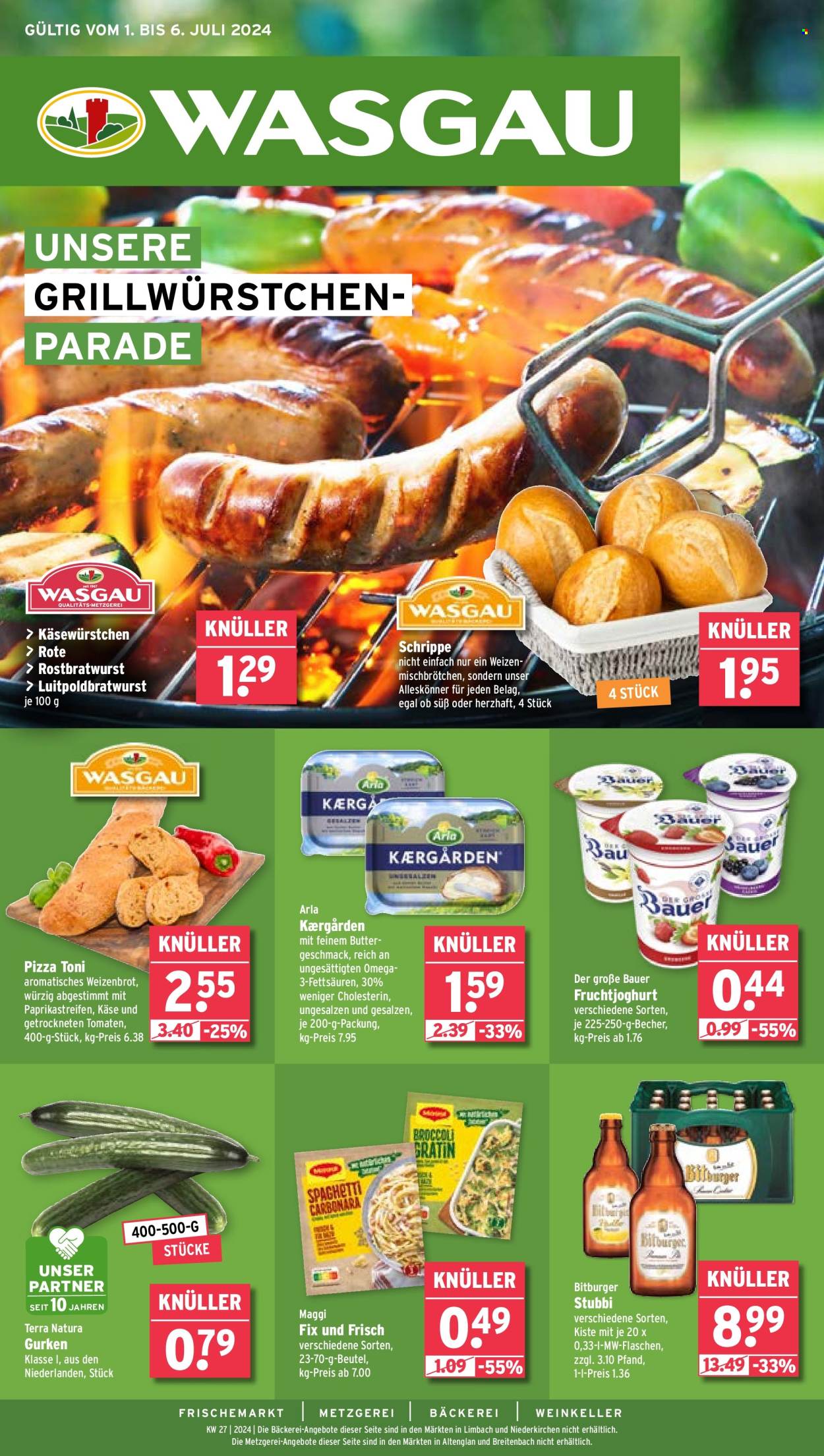 Wasgau Prospekte  - 1.07.2024 - 6.07.2024. Seite 1