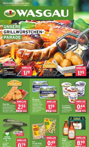 Prospekte Wasgau - 1.07.2024 - 6.07.2024.