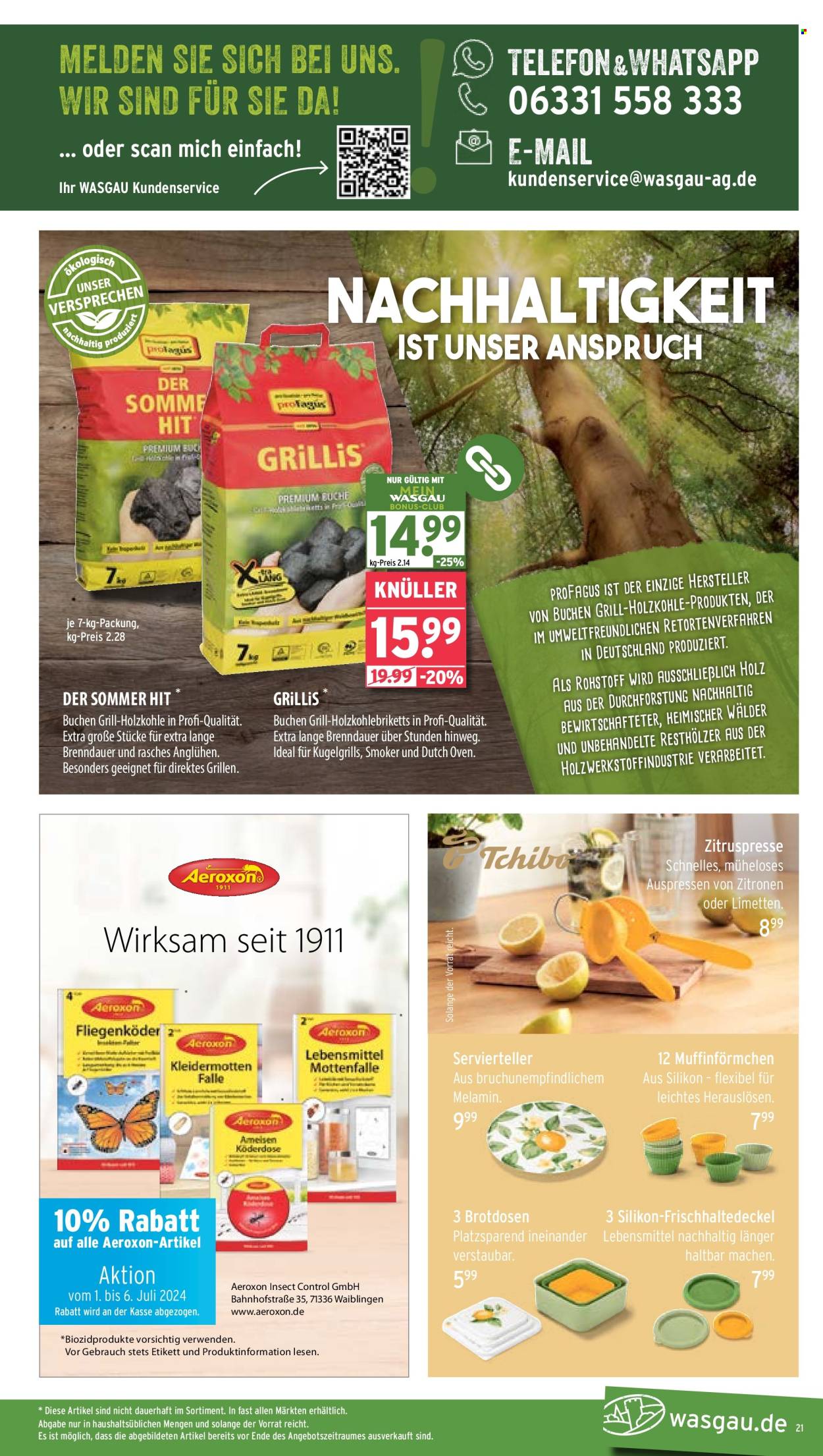 Wasgau Prospekte  - 1.07.2024 - 6.07.2024. Seite 21
