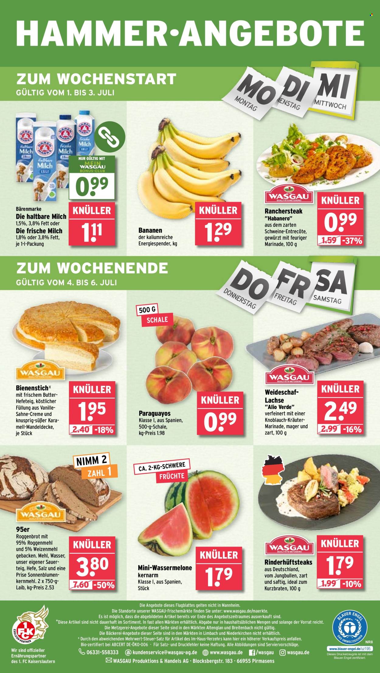 Wasgau Prospekte  - 1.07.2024 - 6.07.2024. Seite 24