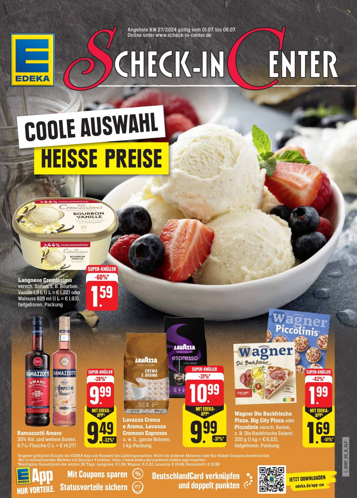 Edeka Prospekte  - 1.07.2024 - 6.07.2024. Seite 1