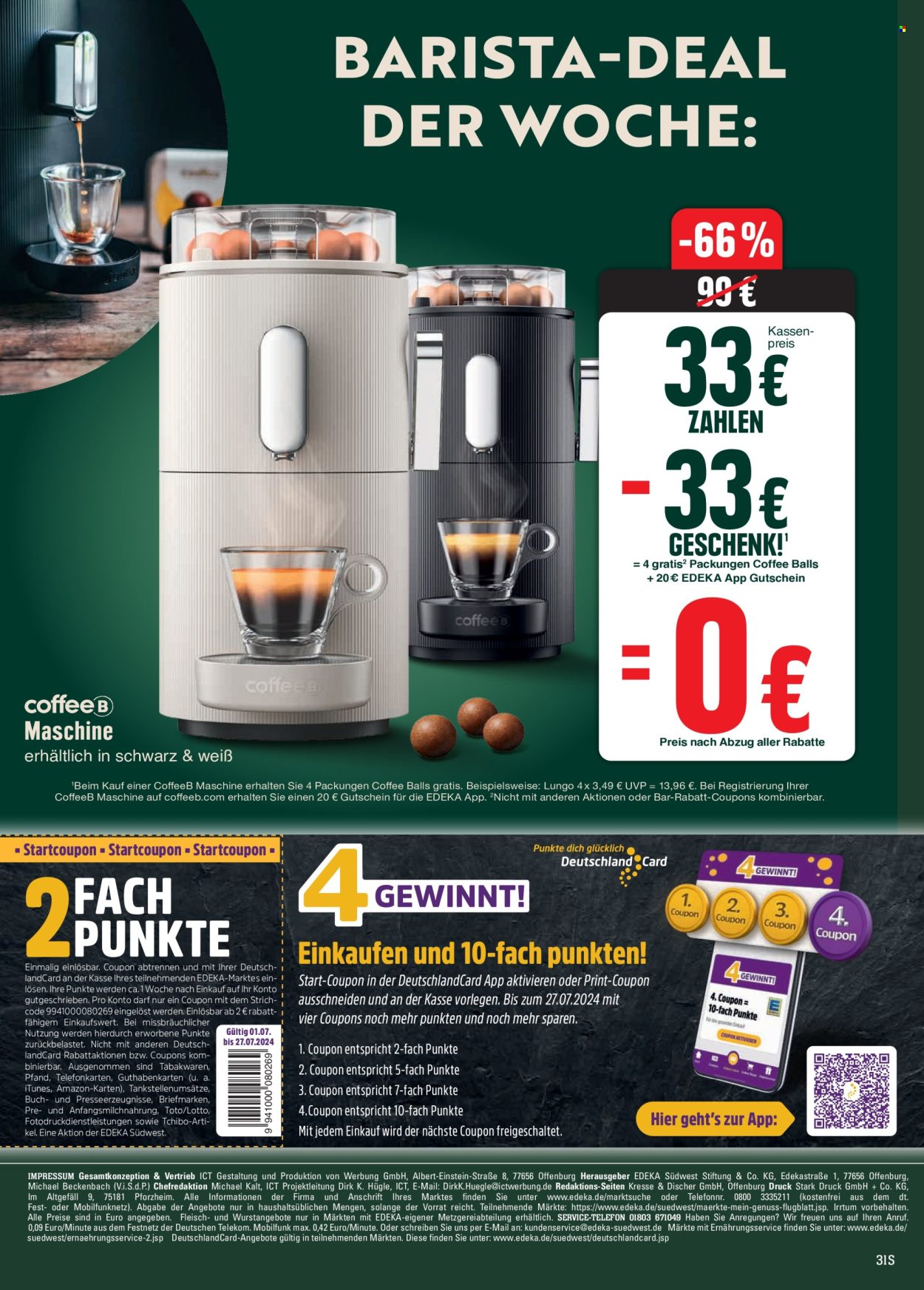 Edeka Prospekte  - 1.07.2024 - 6.07.2024. Seite 31