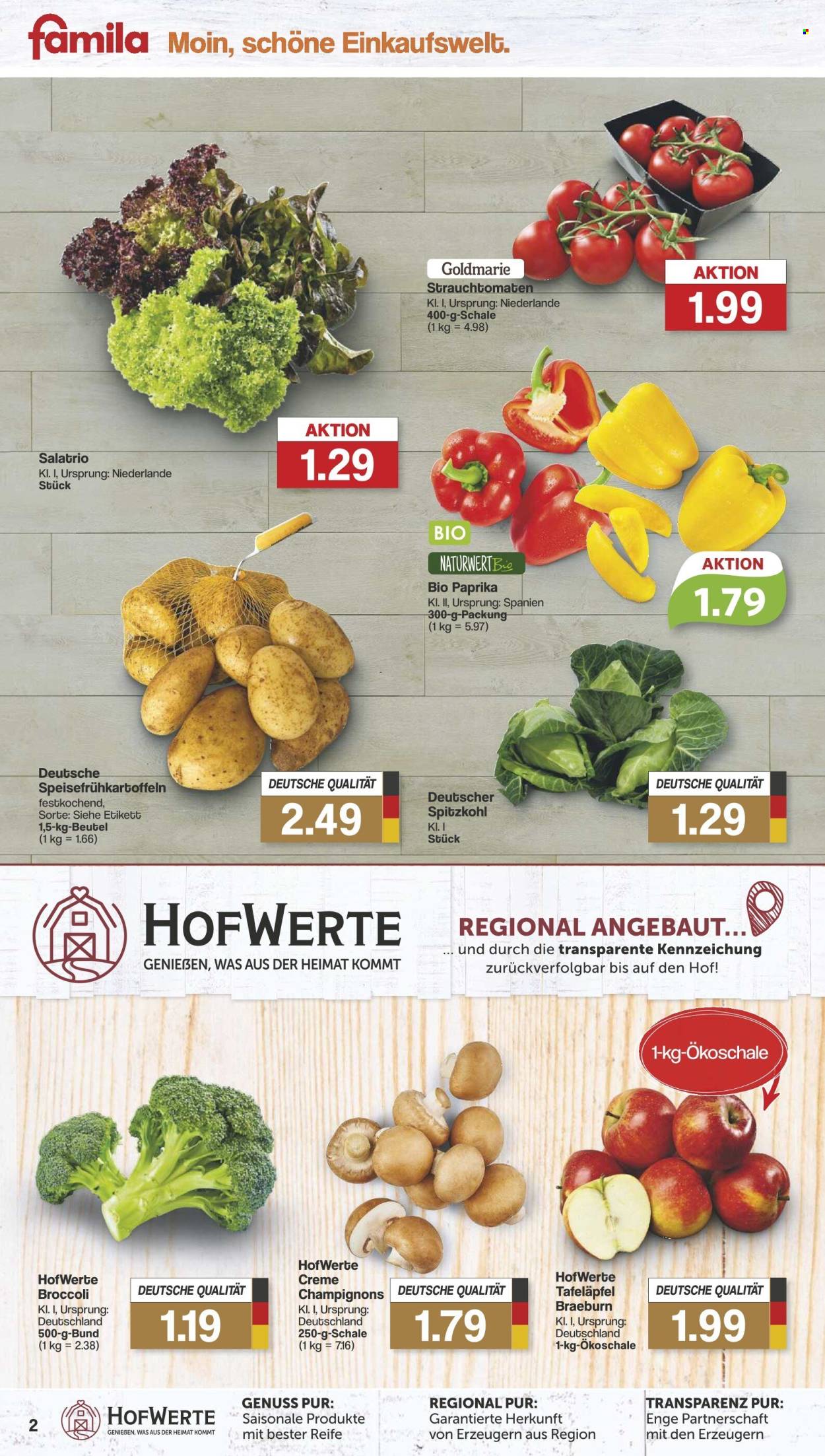 famila Prospekte  - 1.07.2024 - 6.07.2024. Seite 2