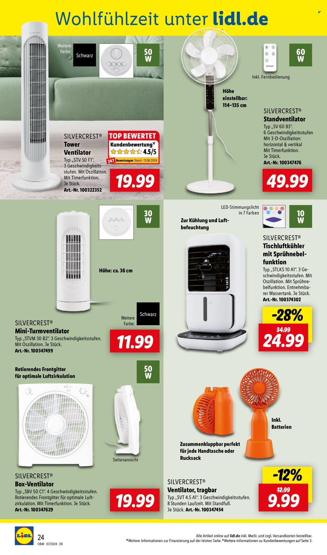 Lidl Prospekte  - 1.07.2024 - 31.07.2024. Seite 24