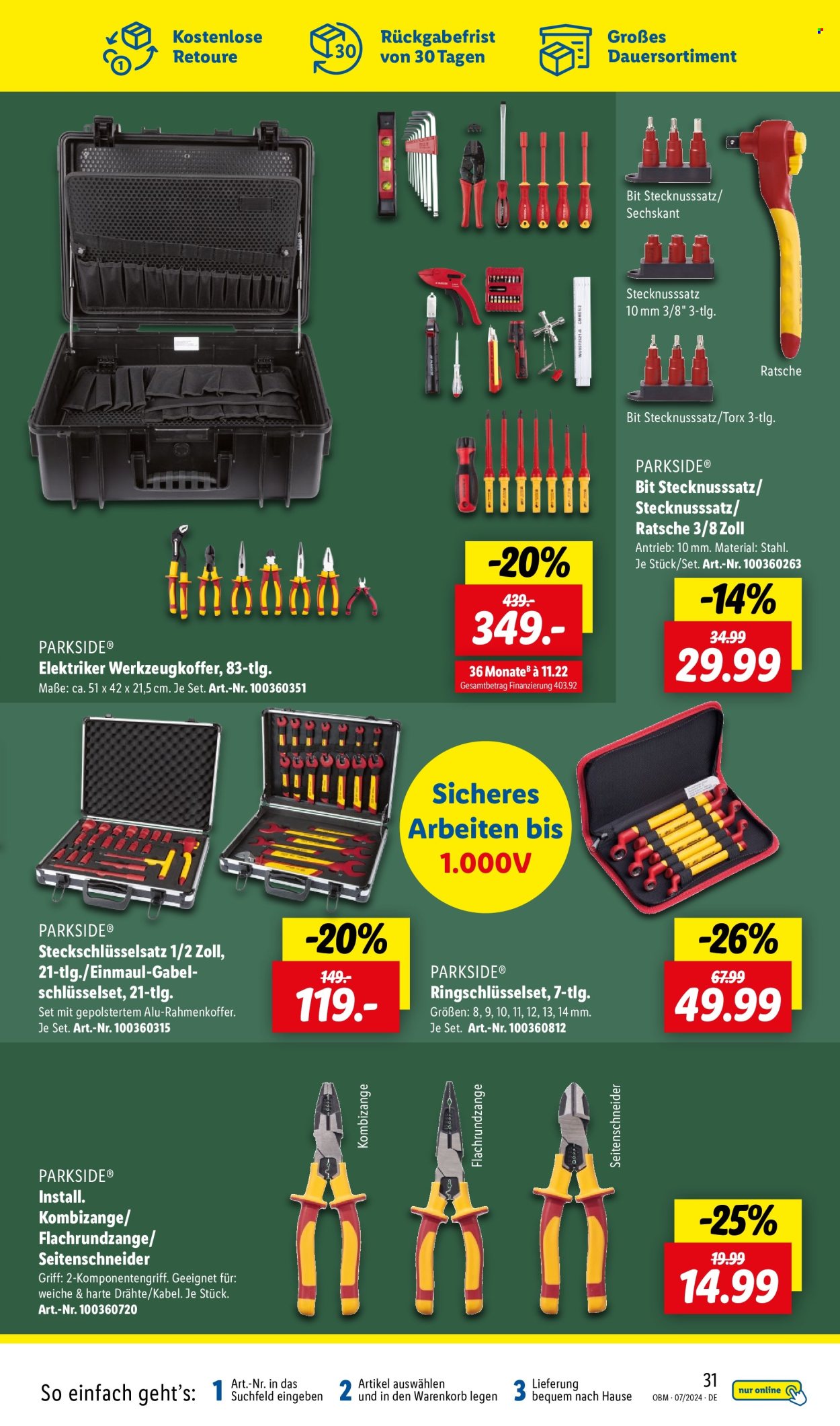 Lidl Prospekte  - 1.07.2024 - 31.07.2024. Seite 31