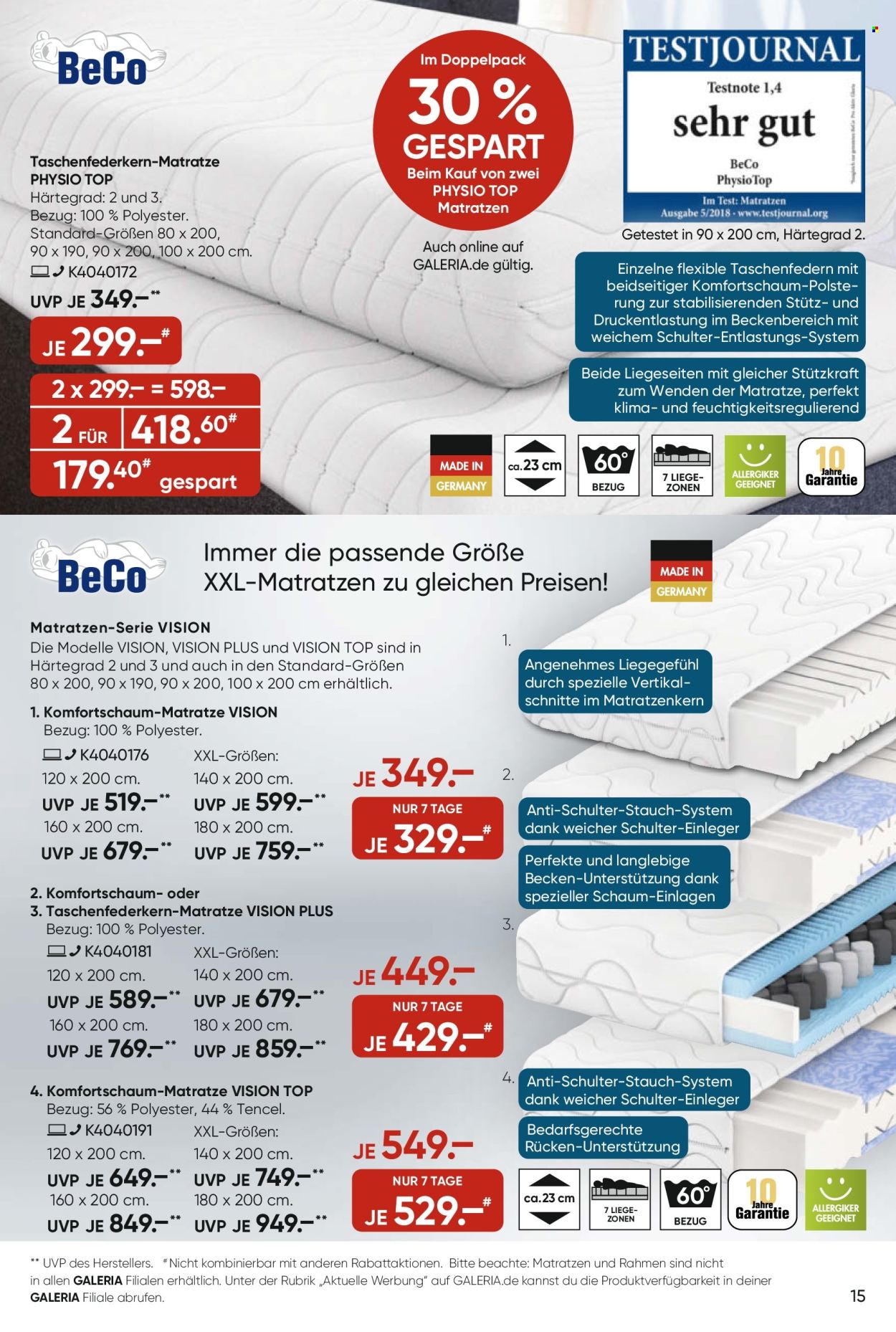 GALERIA Karstadt Kaufhof Prospekte  - 3.07.2024 - 9.07.2024. Seite 15