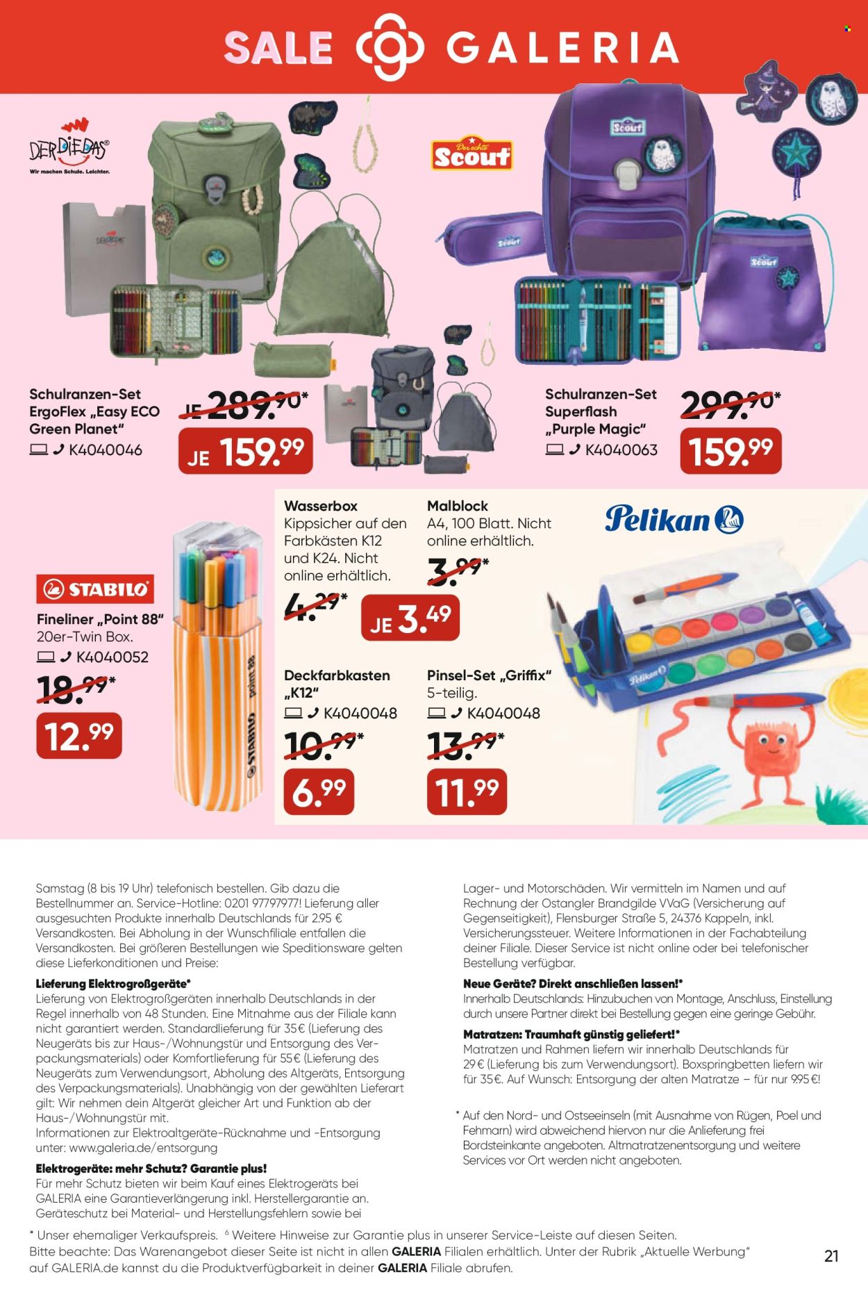 GALERIA Karstadt Kaufhof Prospekte  - 3.07.2024 - 9.07.2024. Seite 21