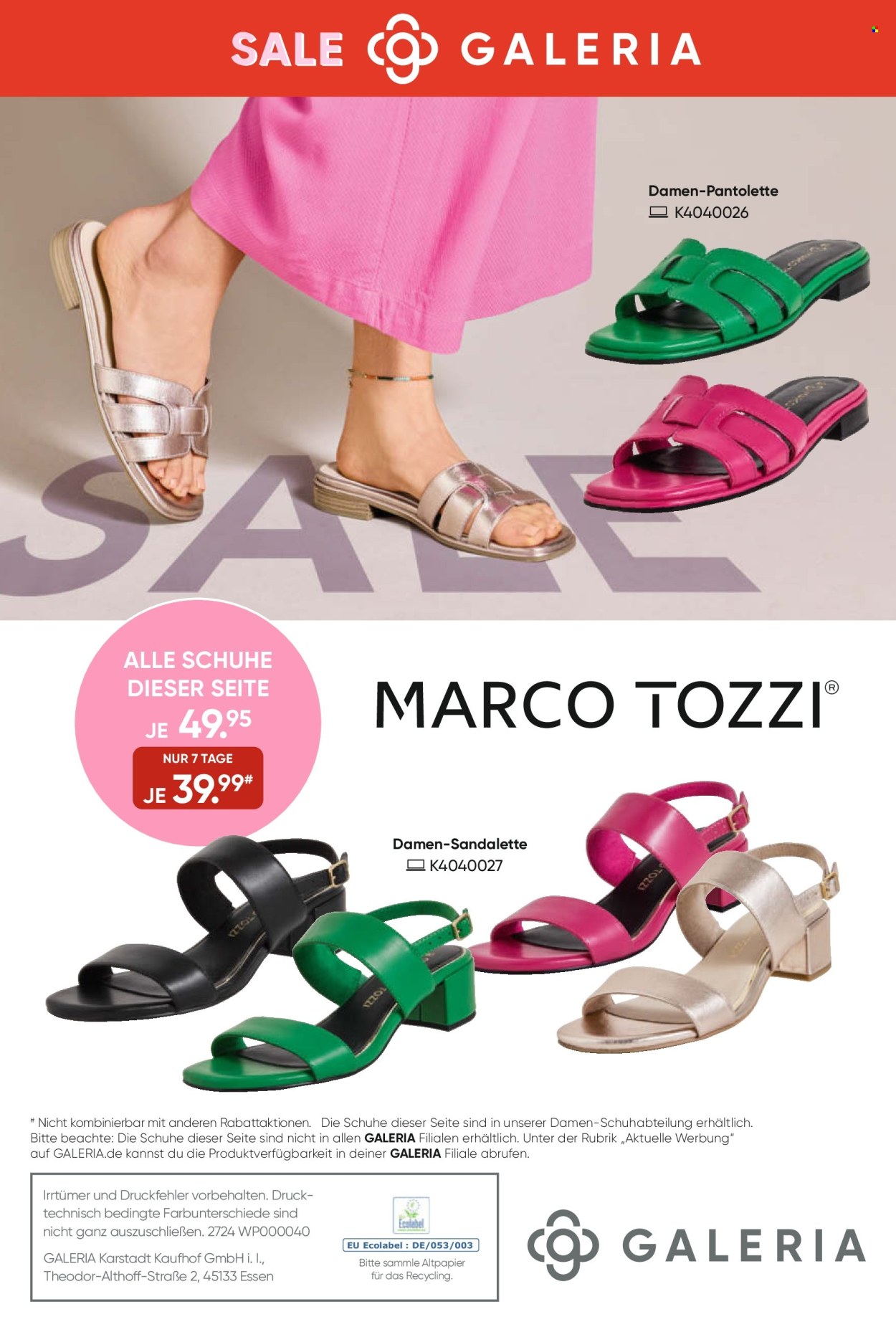 GALERIA Karstadt Kaufhof Prospekte  - 3.07.2024 - 9.07.2024. Seite 24