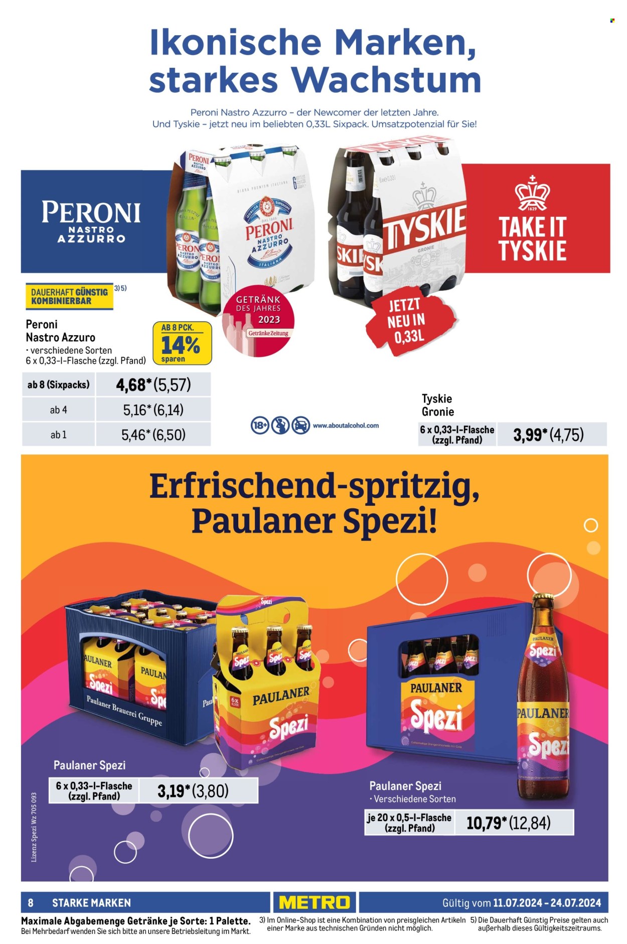 Metro Prospekte  - 11.07.2024 - 24.07.2024. Seite 8