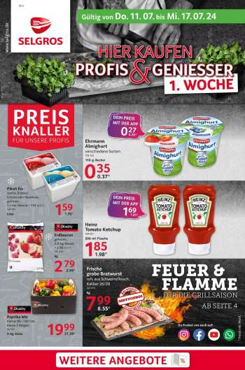 Prospekte Selgros - 11.07.2024 - 17.07.2024.