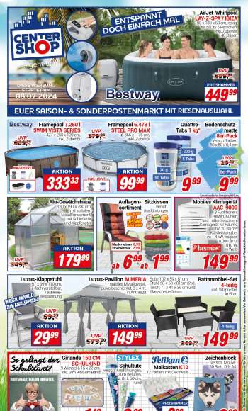 Prospekte CENTERSHOP - 8.07.2024 - 13.07.2024.