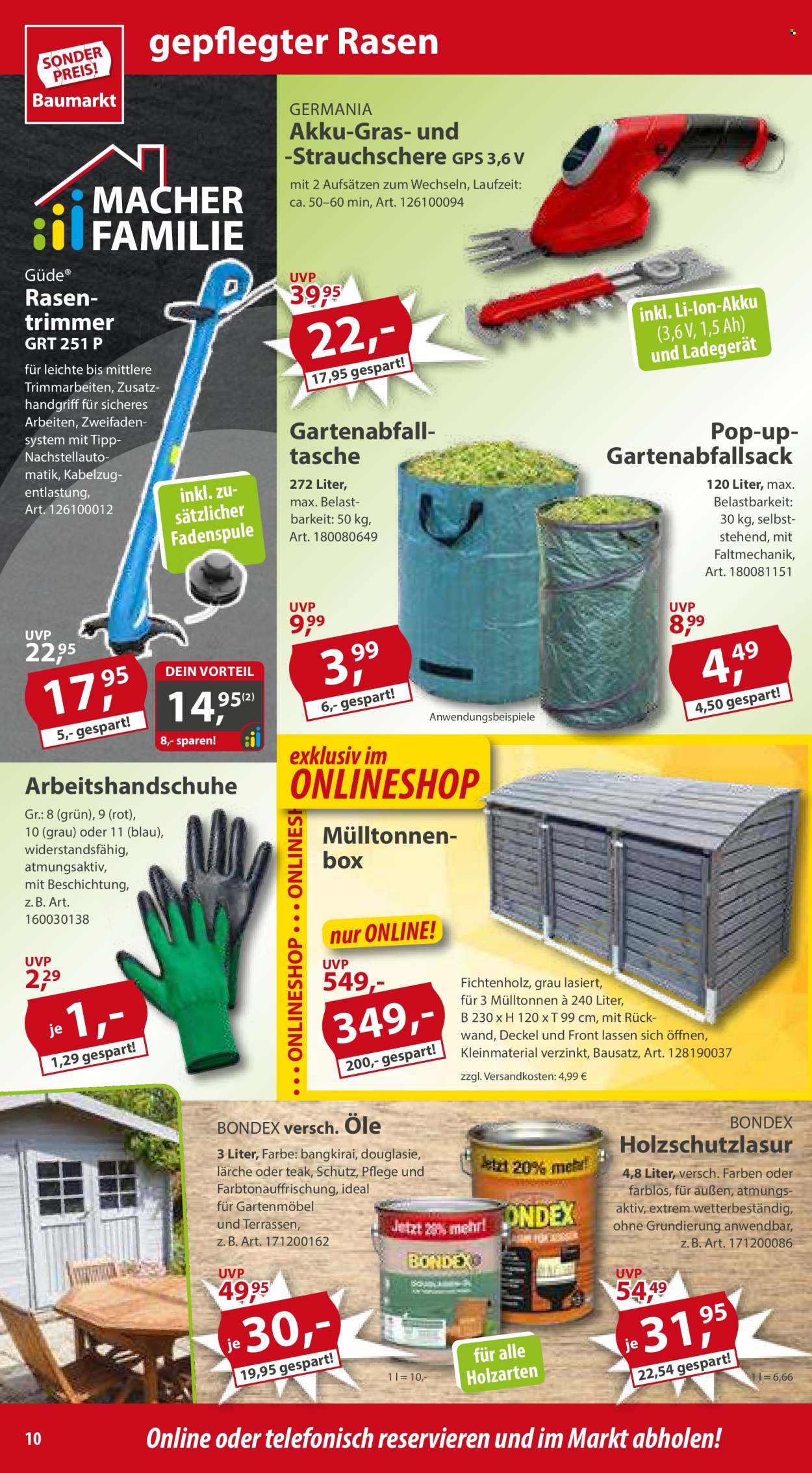 Sonderpreis-Baumarkt Prospekte  - 13.07.2024 - 19.07.2024. Seite 10