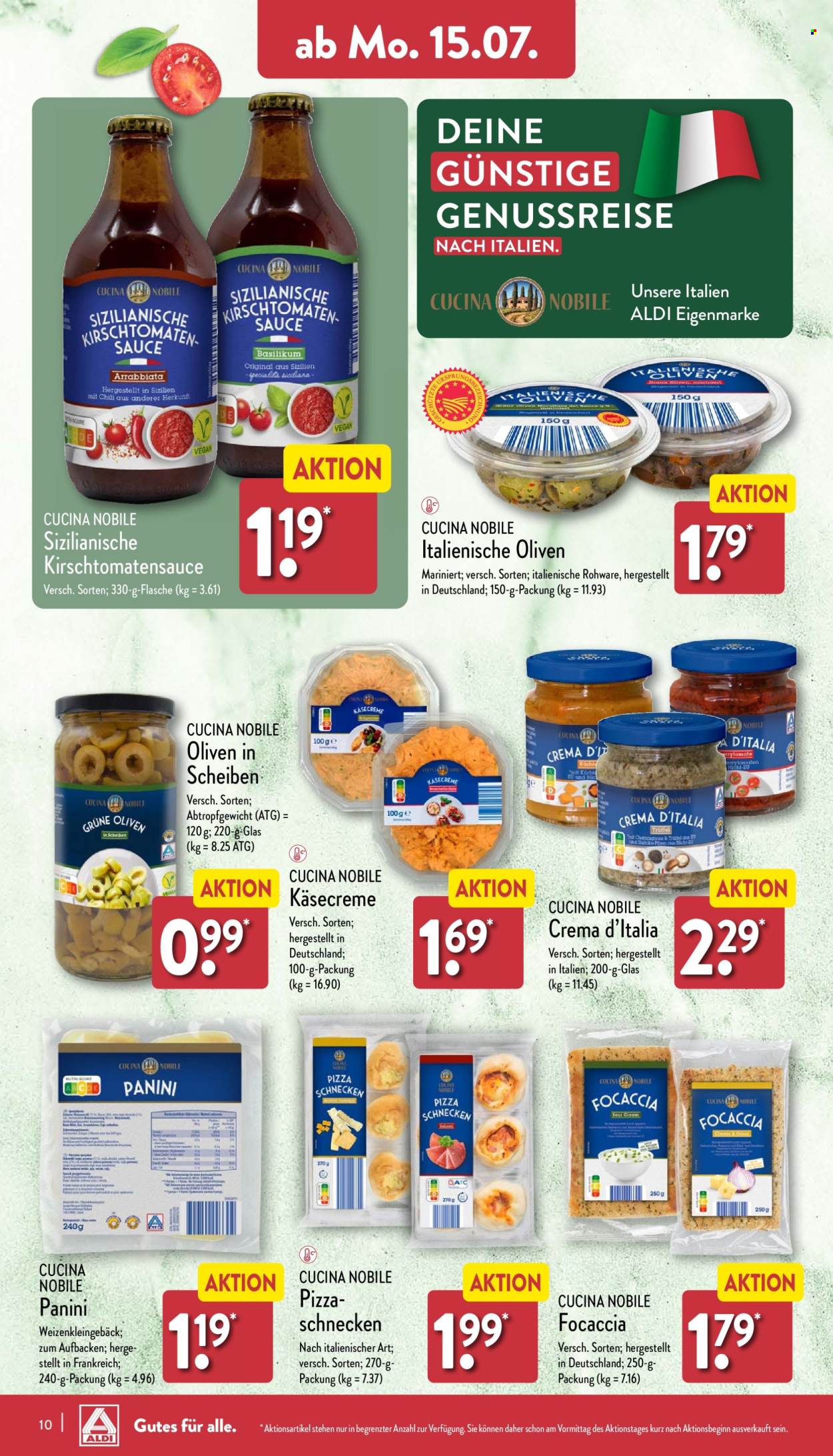 ALDI Nord Prospekte  - 15.07.2024 - 20.07.2024. Seite 10