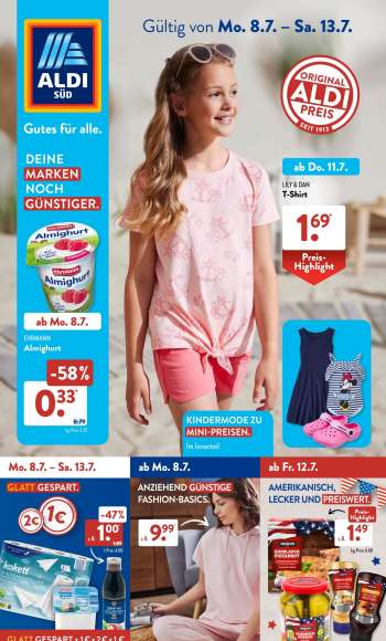 Prospekte ALDI SÜD - 8.07.2024 - 13.07.2024.