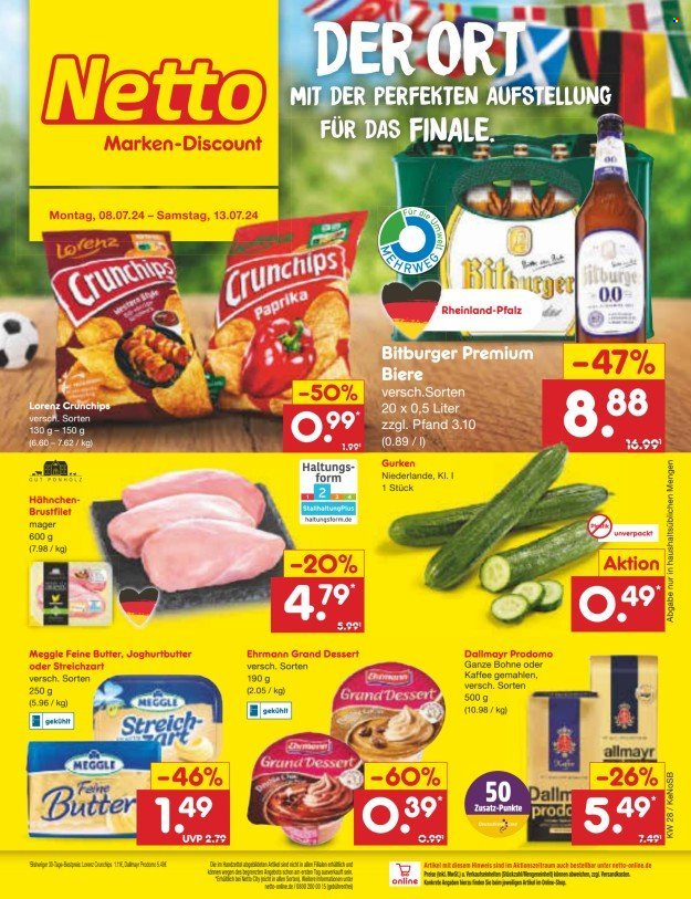 Netto Marken-Discount Prospekte  - 8.07.2024 - 13.07.2024. Seite 1