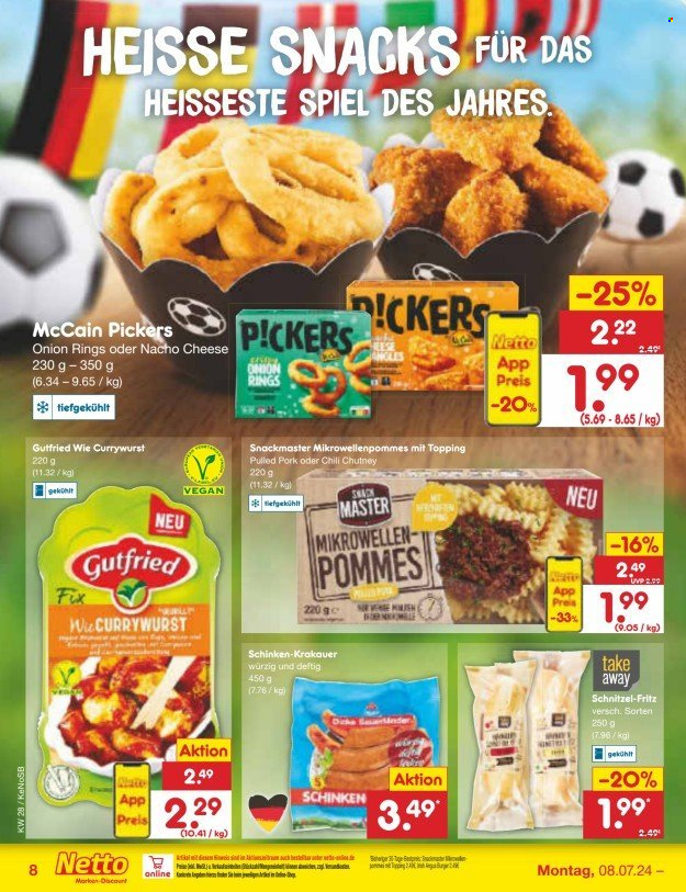 Netto Marken-Discount Prospekte  - 8.07.2024 - 13.07.2024. Seite 8