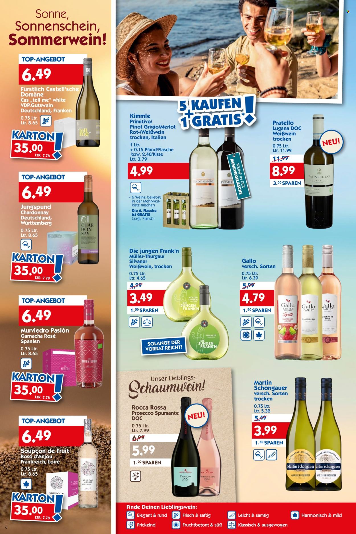 Hol'ab! Getränkemarkt Prospekte  - 8.07.2024 - 13.07.2024. Seite 6