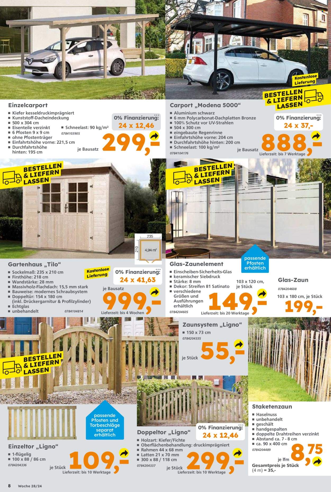Globus Baumarkt Prospekte  - 8.07.2024 - 13.07.2024. Seite 8